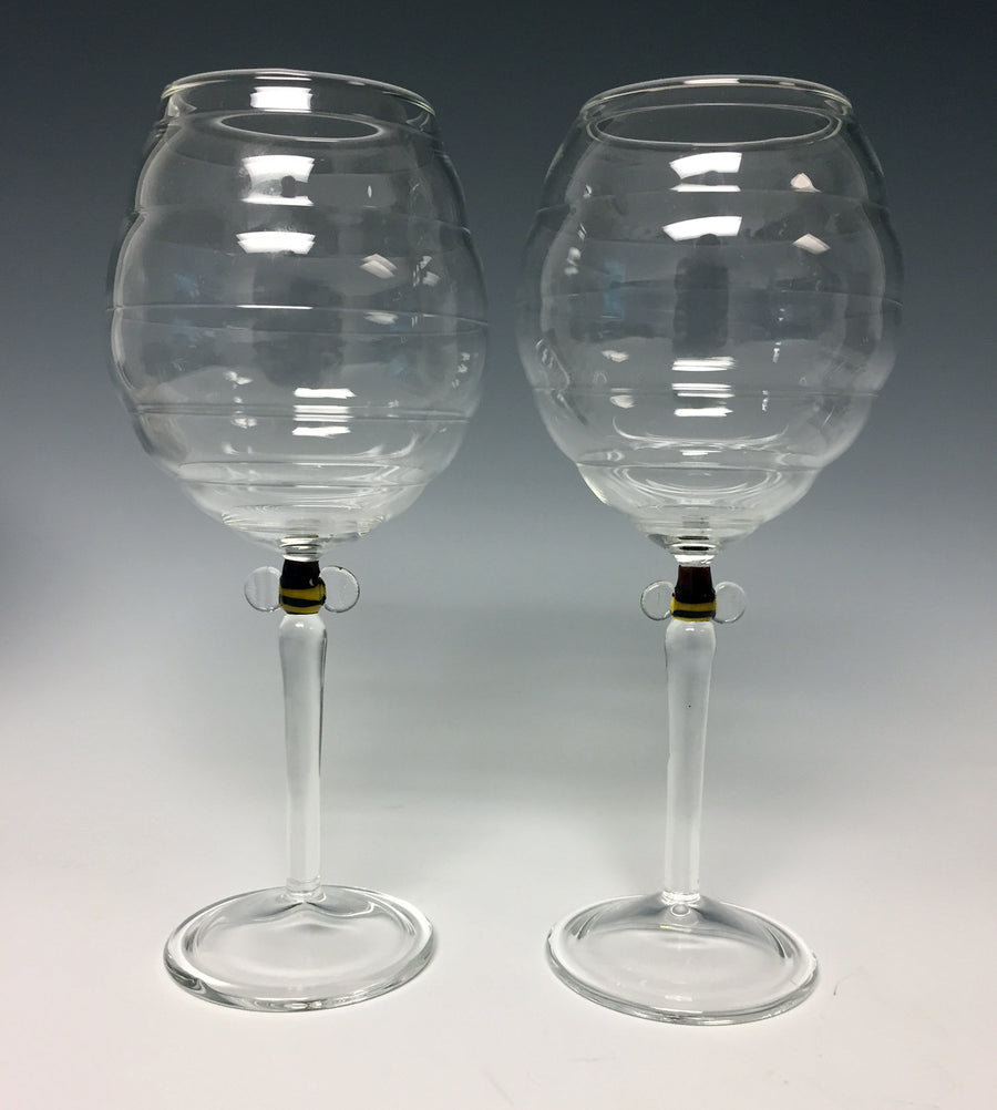 Pair of Beehive Goblets