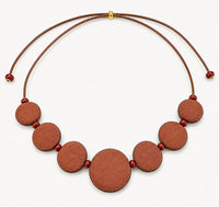 Art Nouveau Reversible Silk Necklace II