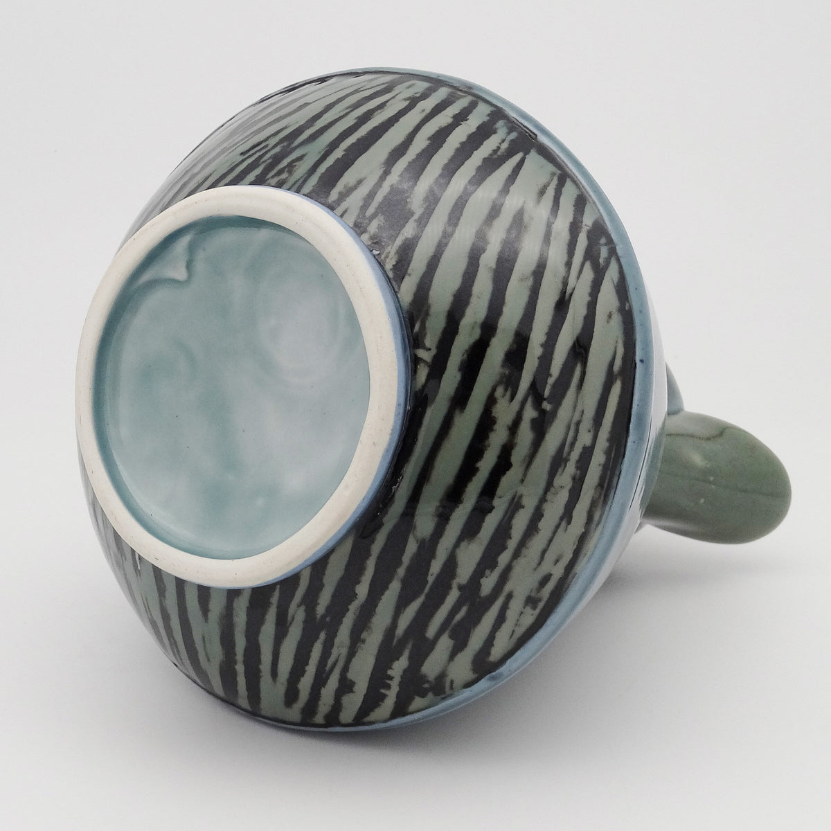 Glossy Blue Pitcher