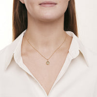 with Gold bead chain