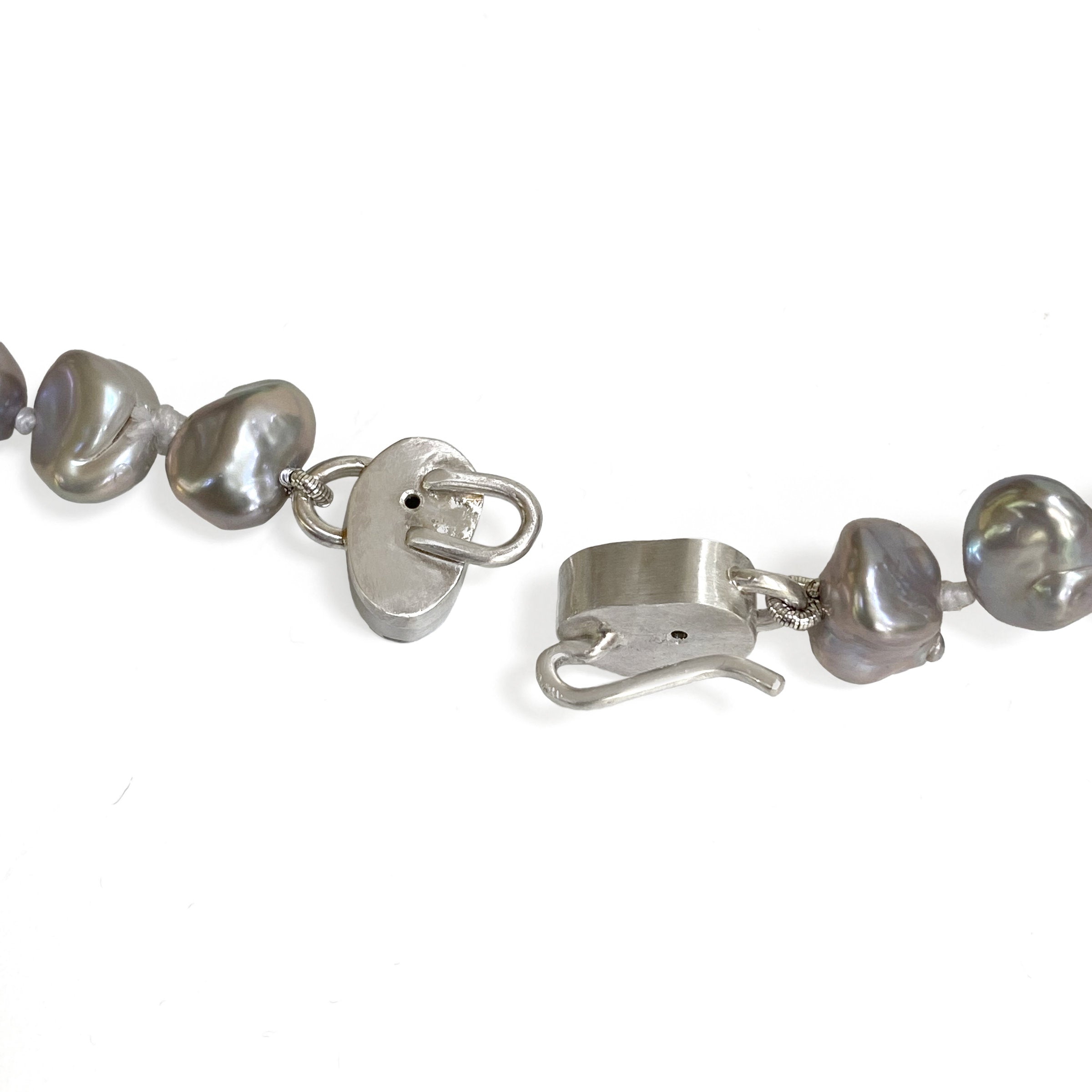 Grey Keshi Pearls Necklace
