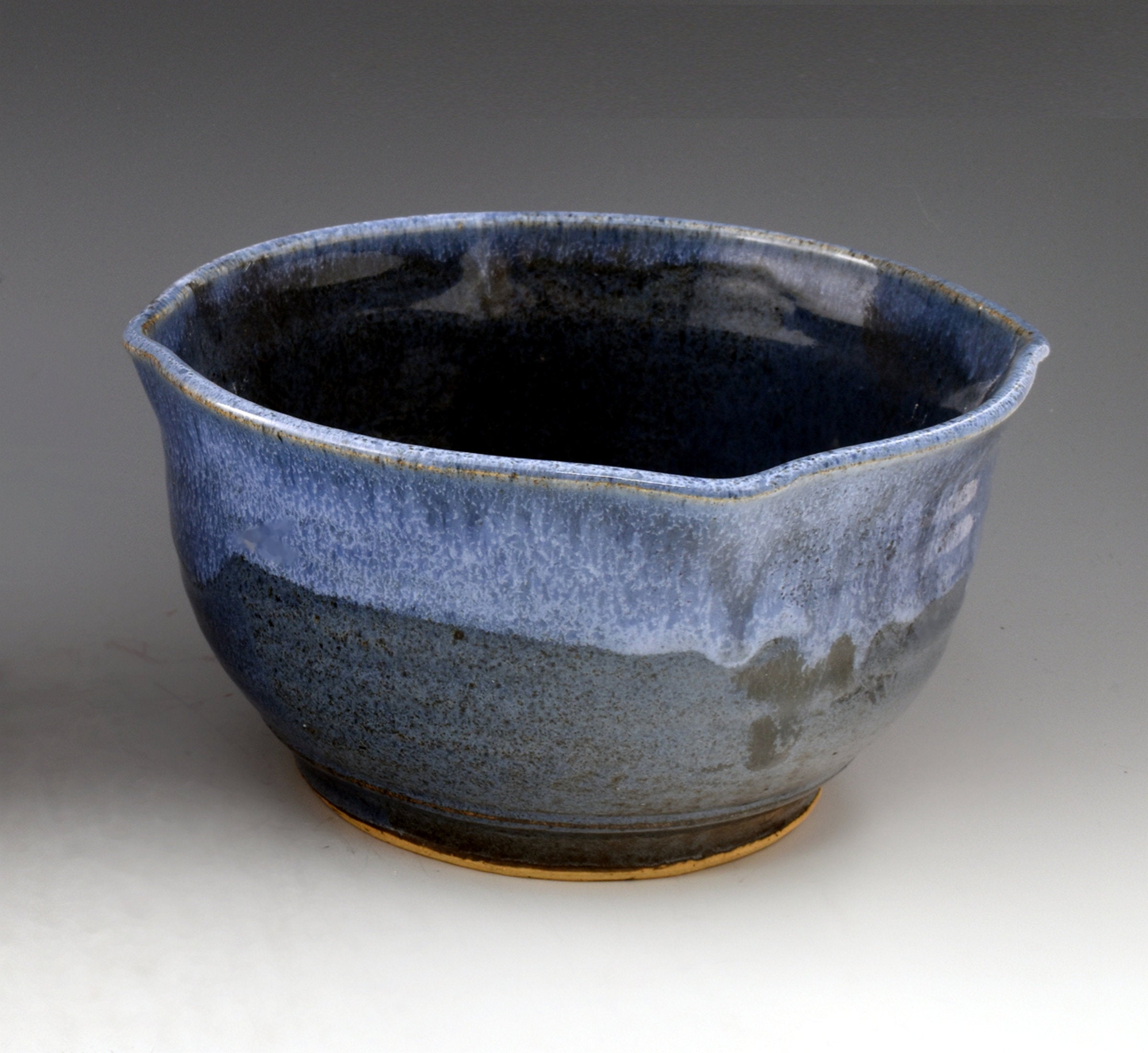 Blue Stoneware Bowl