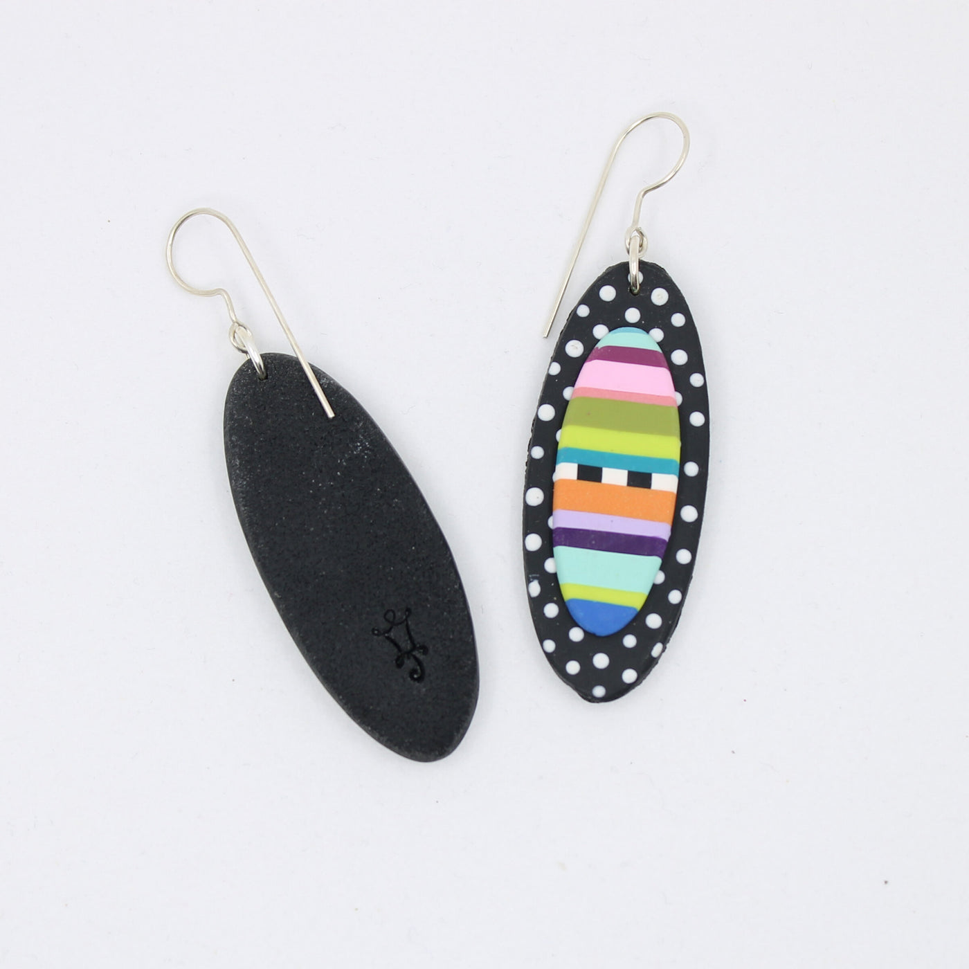 Dots of Love Oval Earrings