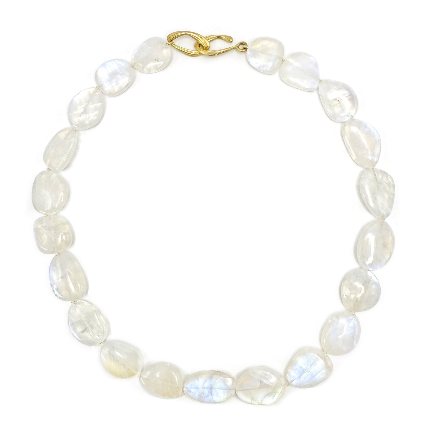 Rainbow Moonstone Candy Necklace