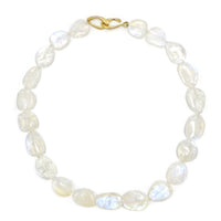 Rainbow Moonstone Candy Necklace