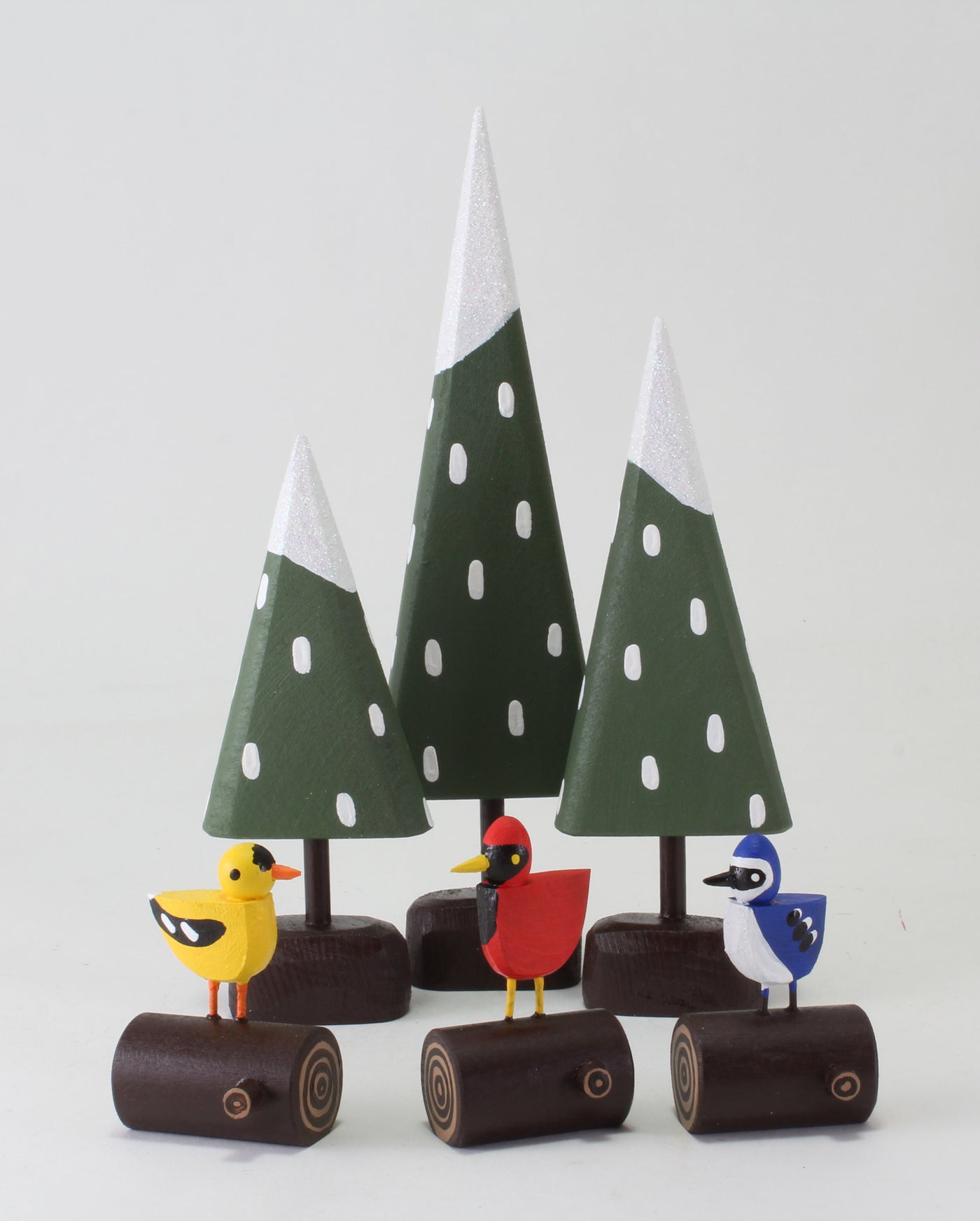 Birds in a Winter Wonderland