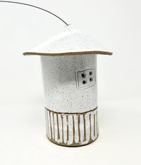 Rustic White Bird House