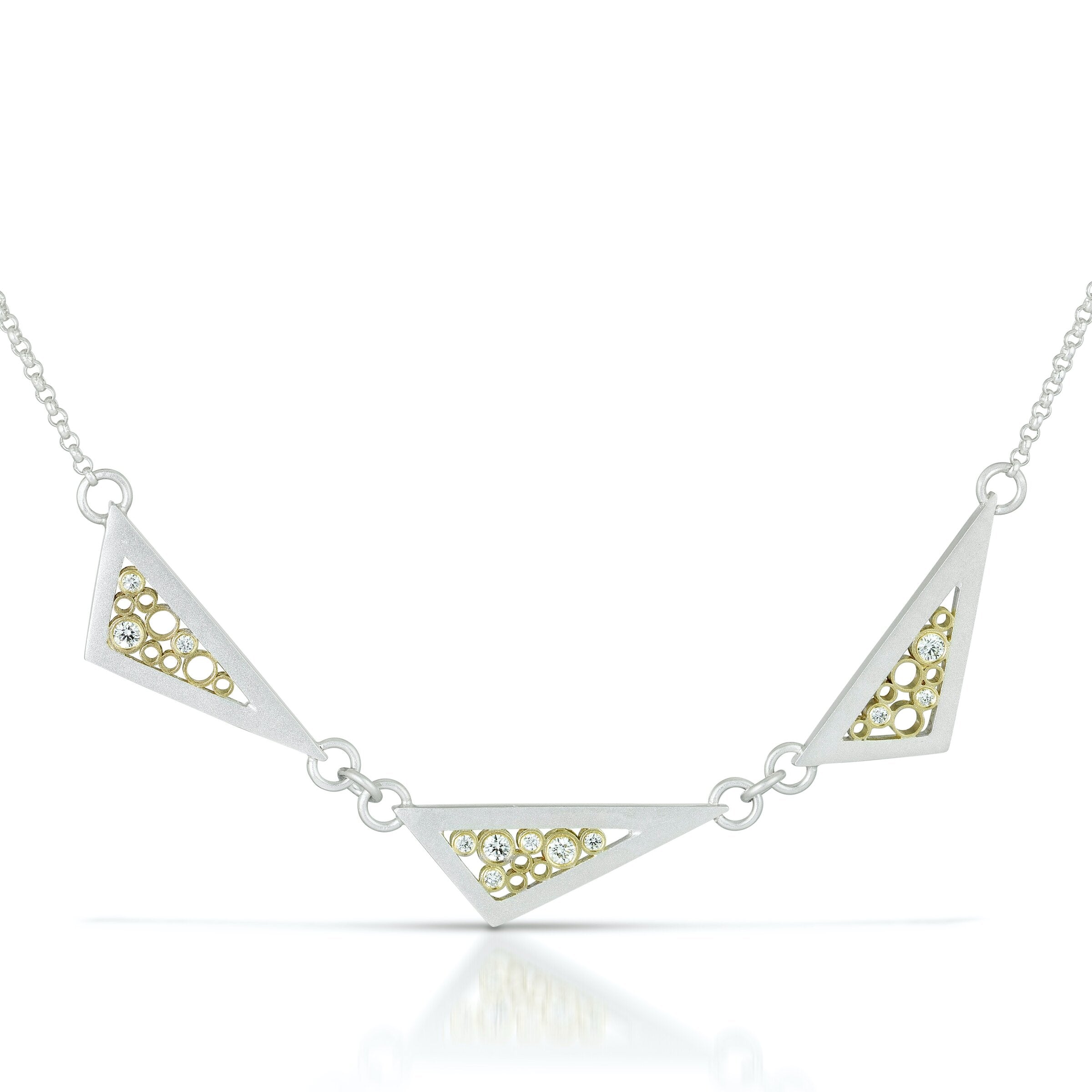 Estrella Triple Triangle Necklace