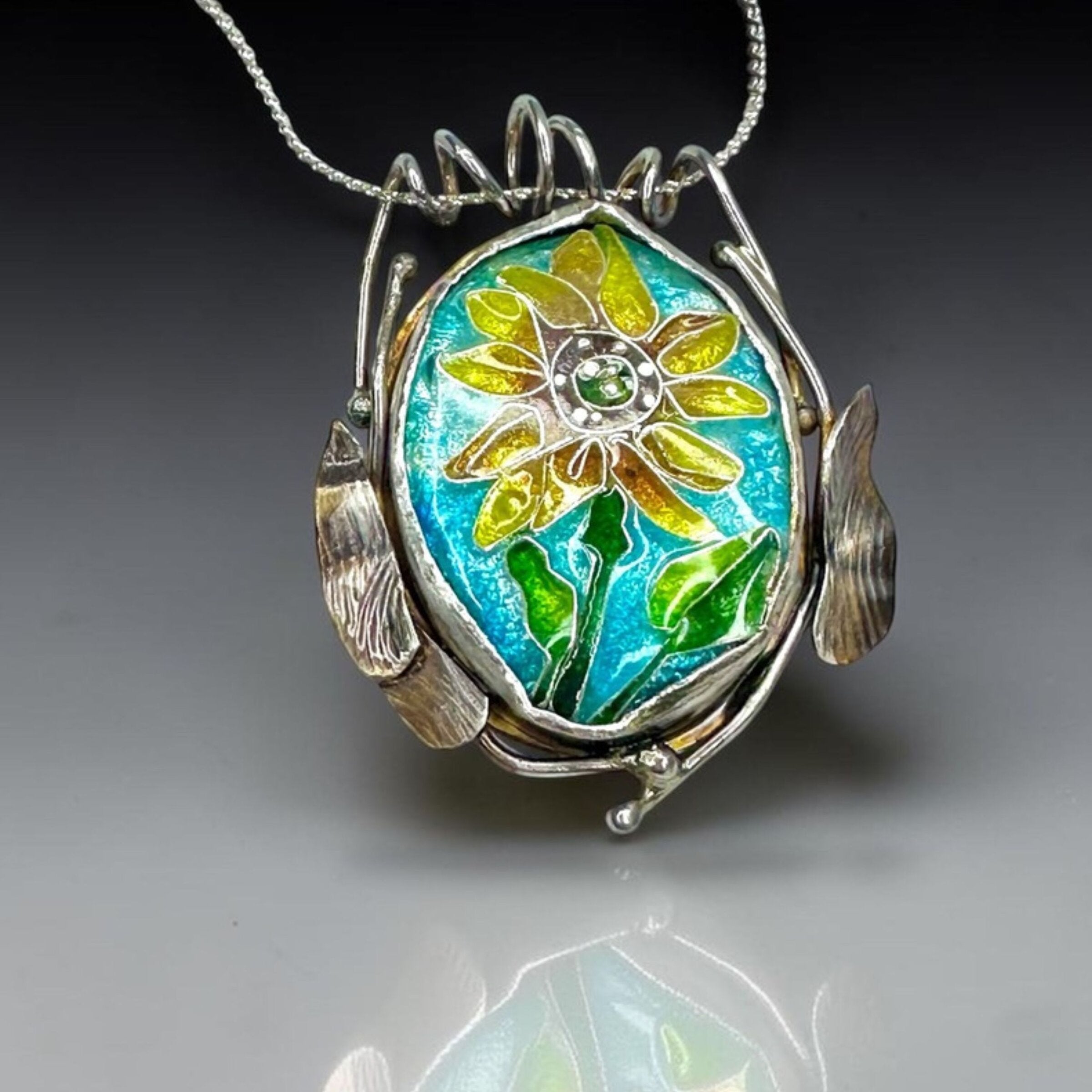 Sunflower Pendant