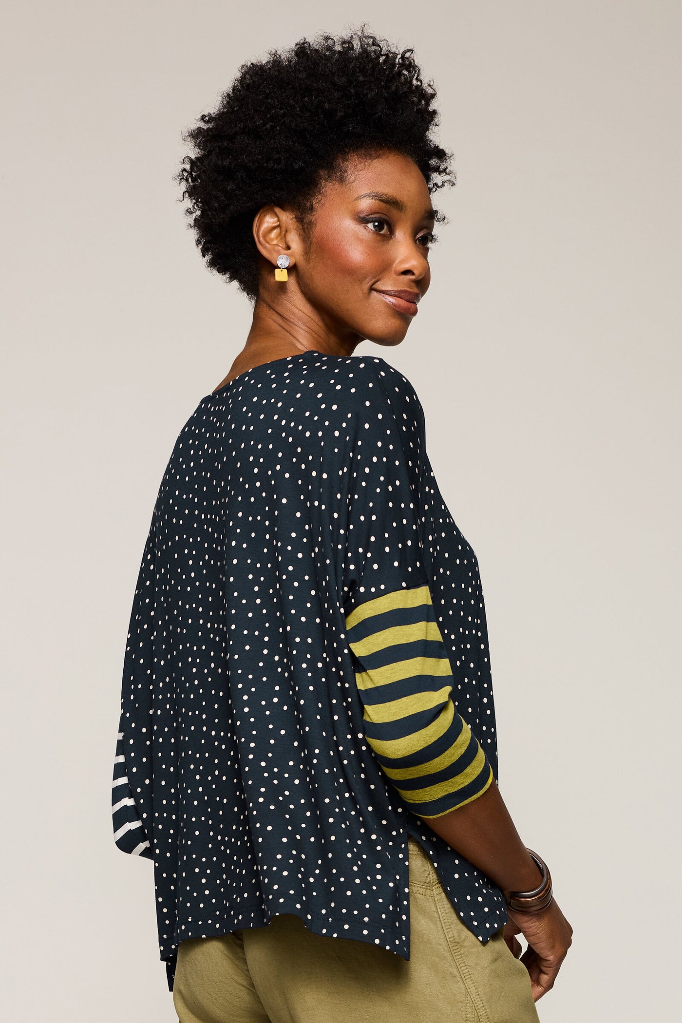 Dot Stripe Playful Tee