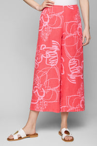 Flat Front Crop Pants