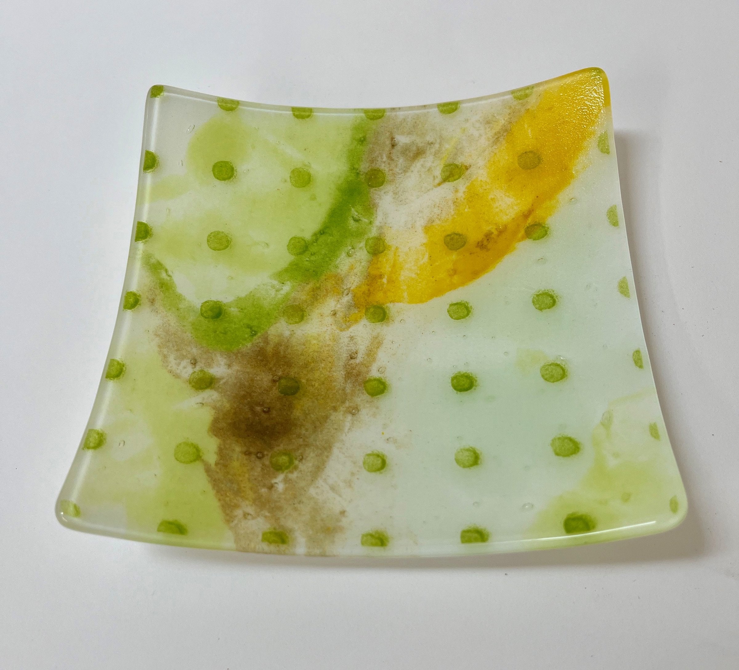 Green Dots Plate