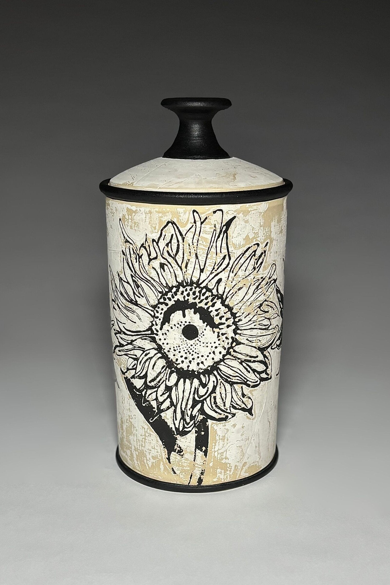 Sunflower Jar
