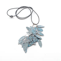Printmaker's Leaf Pendant