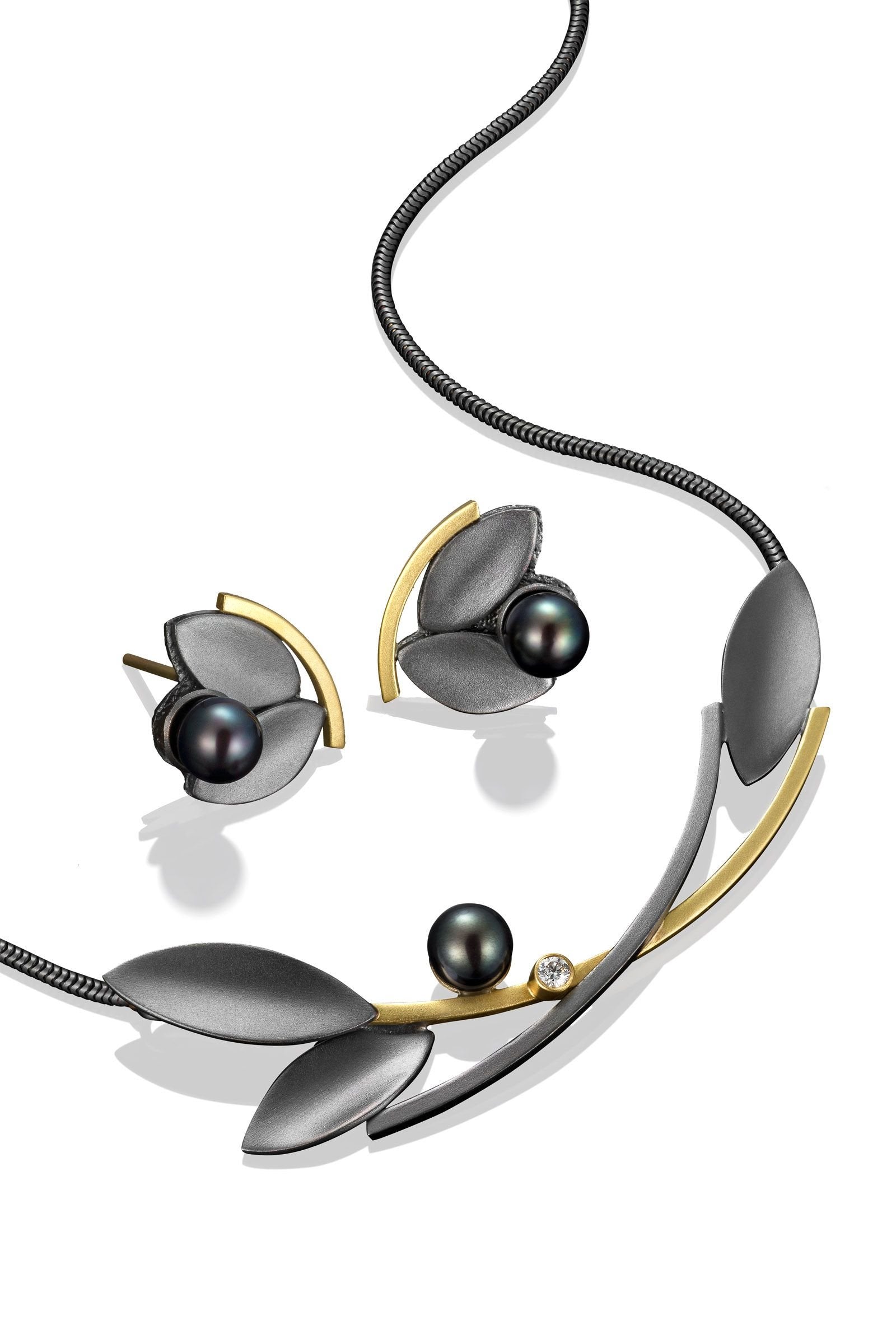 Shown with Petal Pearl Earrings