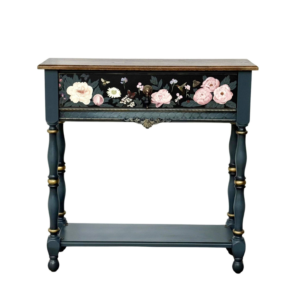 Peonies at Dusk Console Table