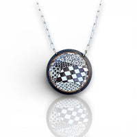 Monochrome Mosaic Necklace
