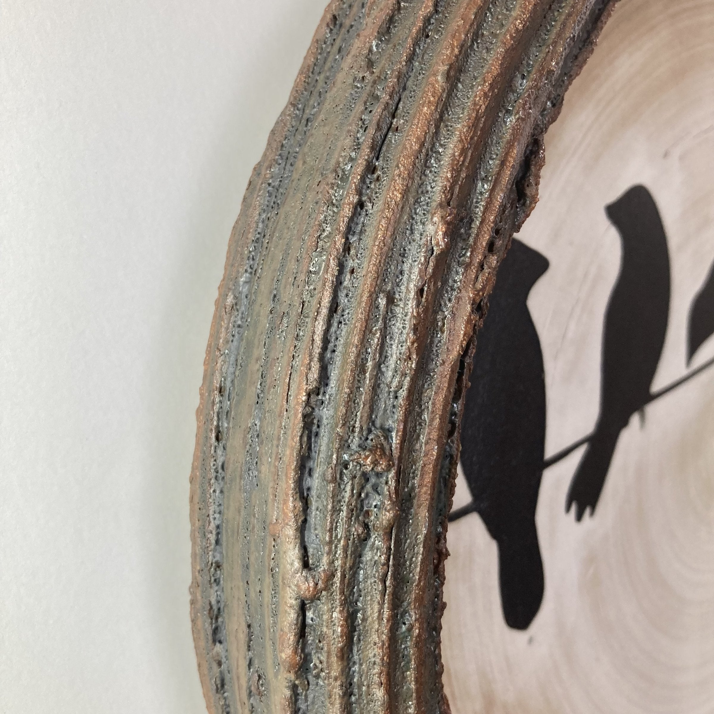Nest Plate, Five on Wire Bird's