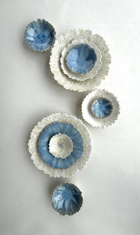 Ivory and Blue Porcelain Wall Set II