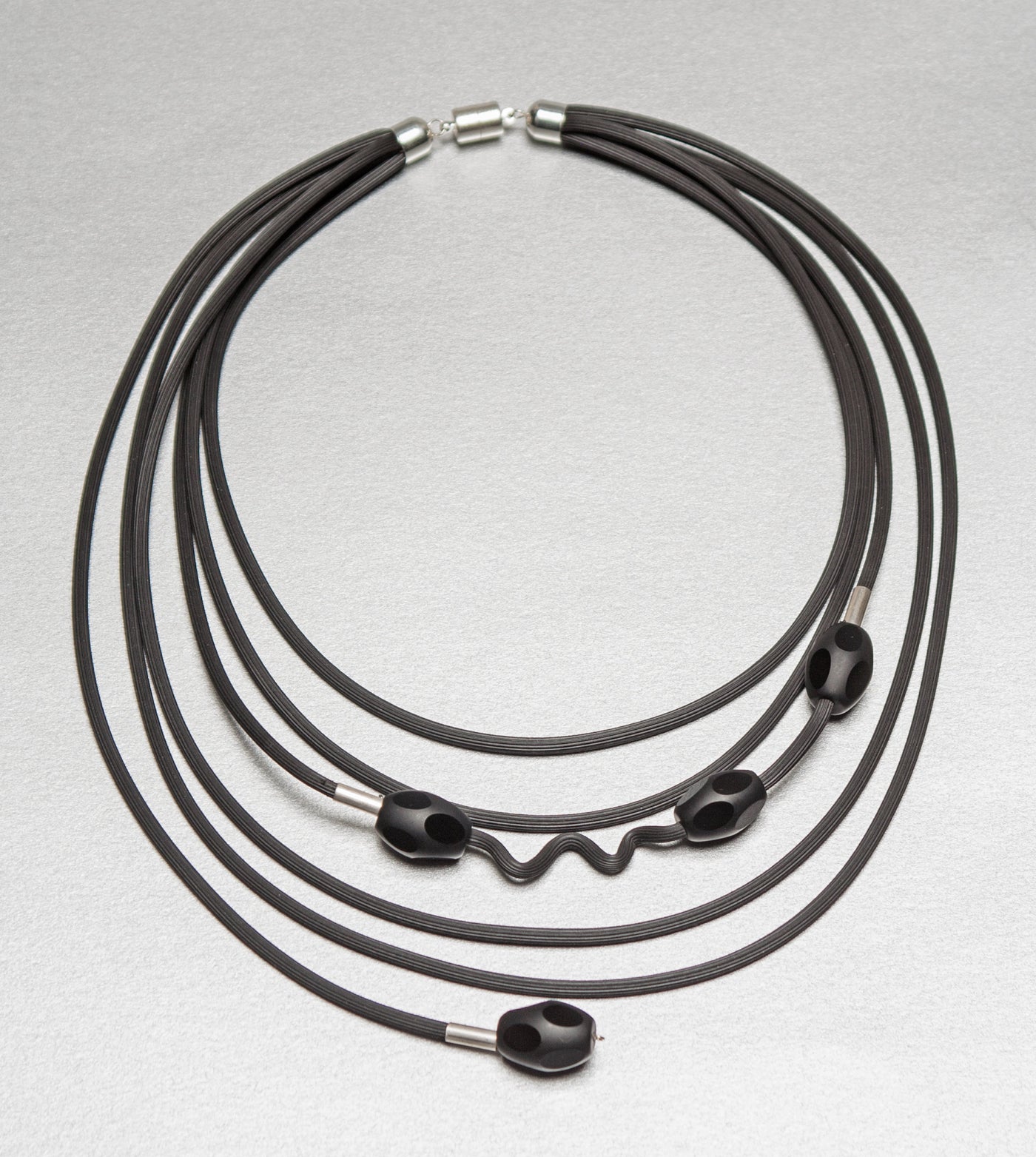 Playful Black Necklace