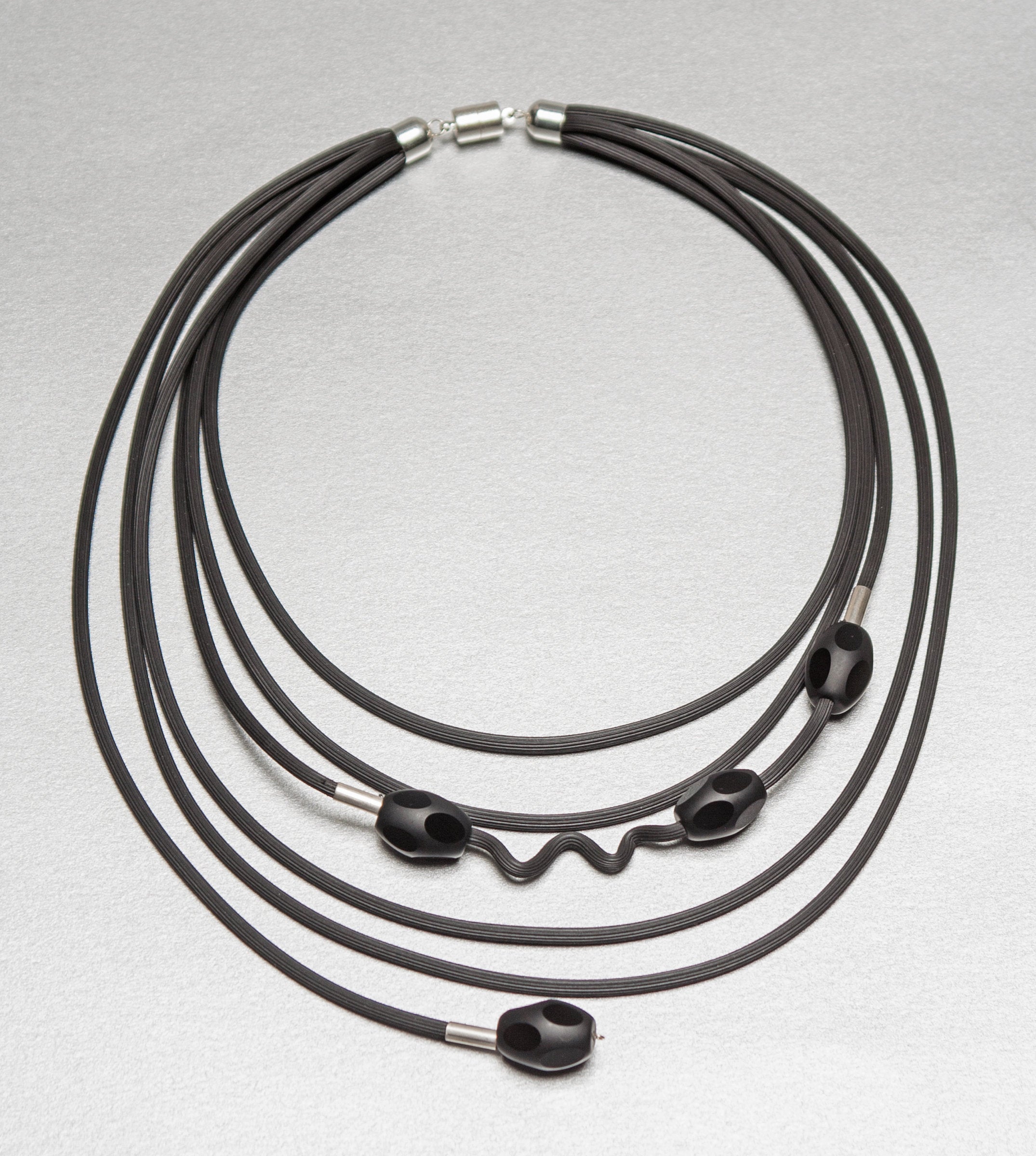 Playful Black Necklace