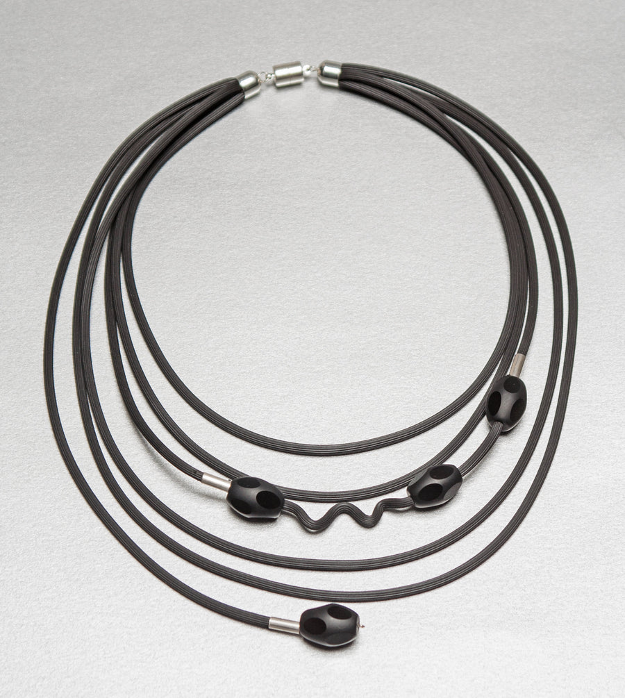 Playful Black Necklace