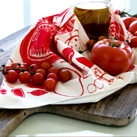 tomatoes tea towel