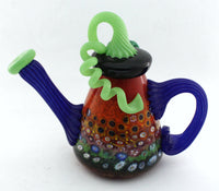 Small Red Garden Teapot II