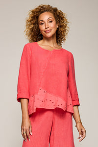 Eyelet Pieced Top