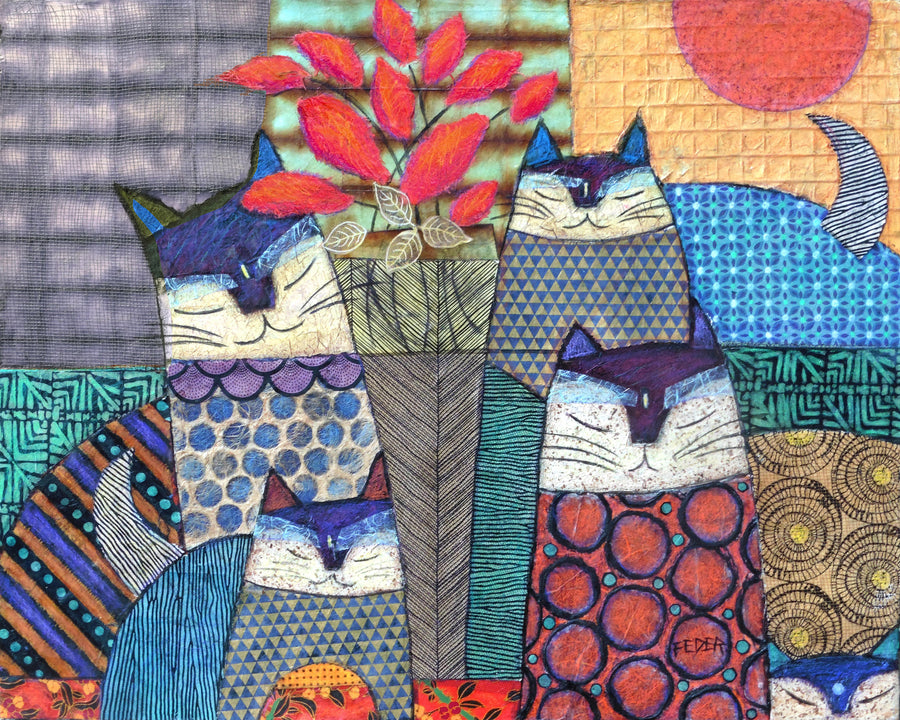 Cats and Roses