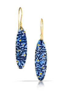 Slender Oval Floating Dream Earrings