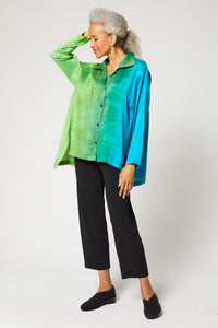 Silk Ombre Shoji Blouse