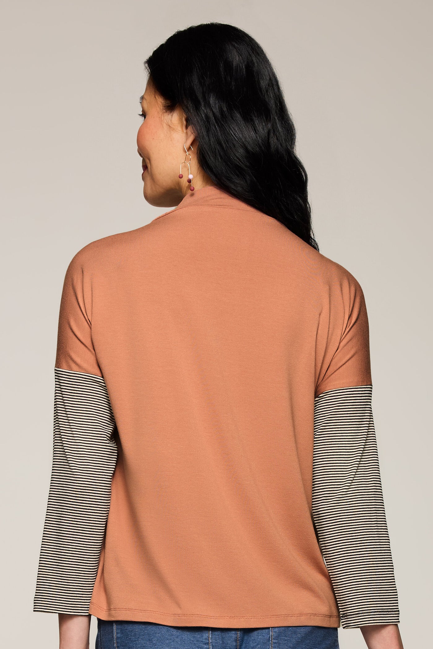 Kadence Funnel Neck Pullover