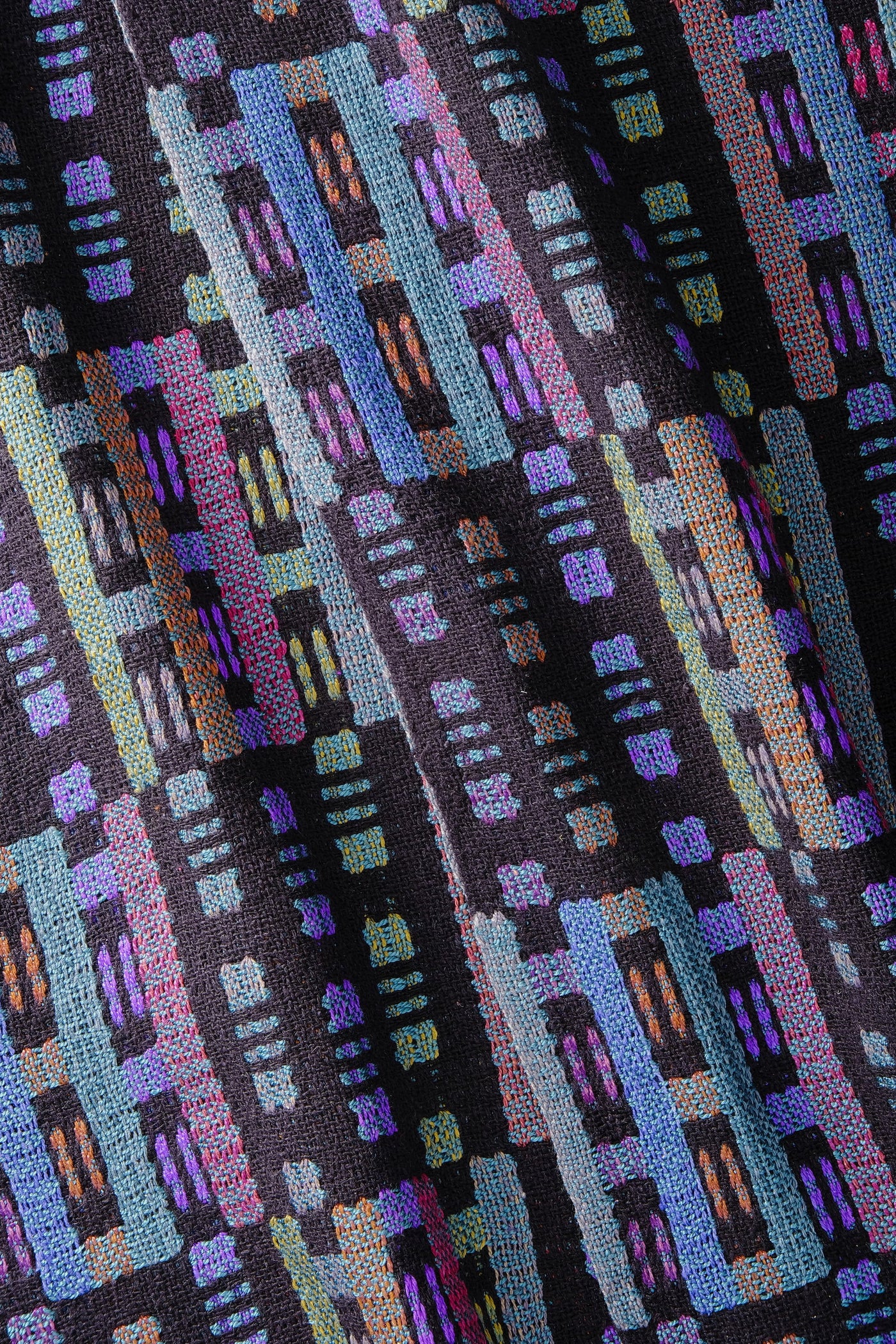 Double Weave Scarf in Dark Colors