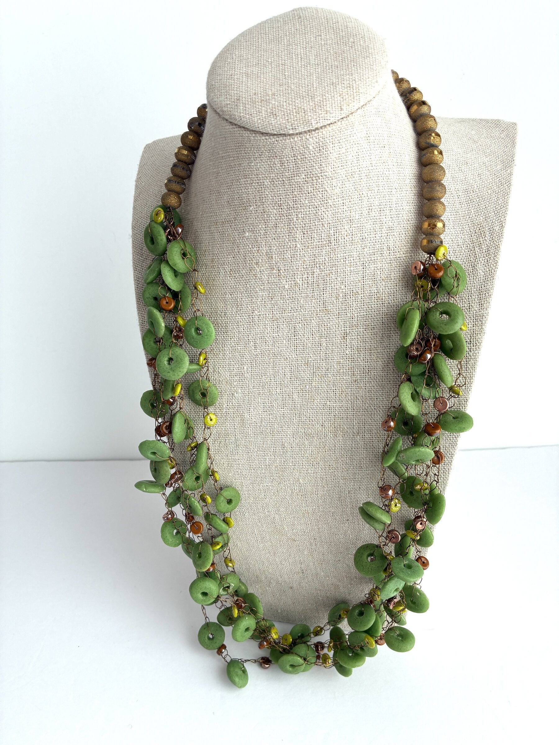 Spring Green Necklace