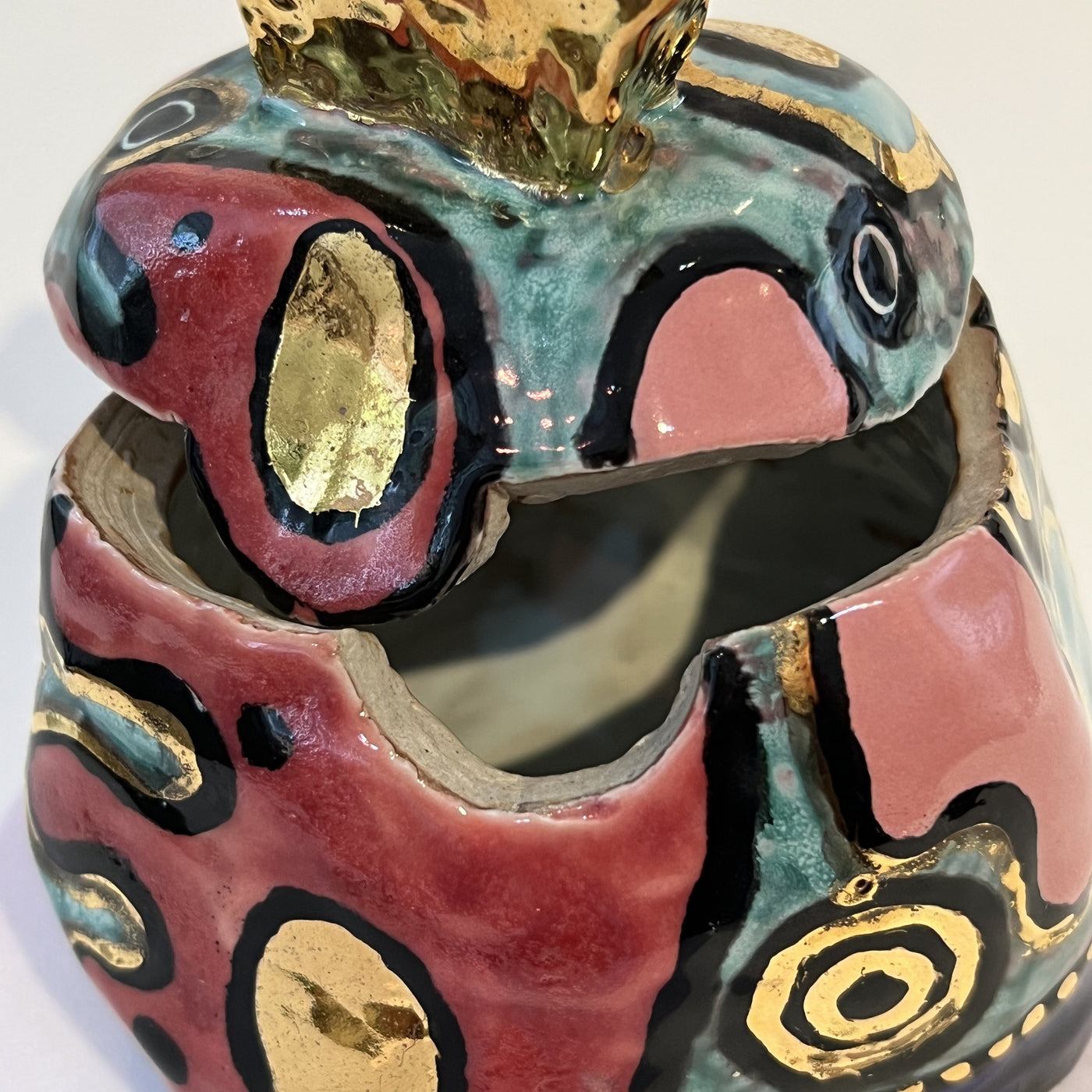 Vibrant Multicolor Ceramic Box