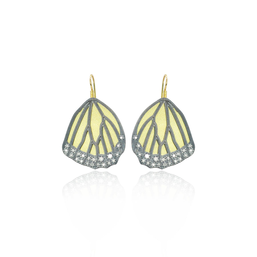 Monarch Bottom Wing Earrings