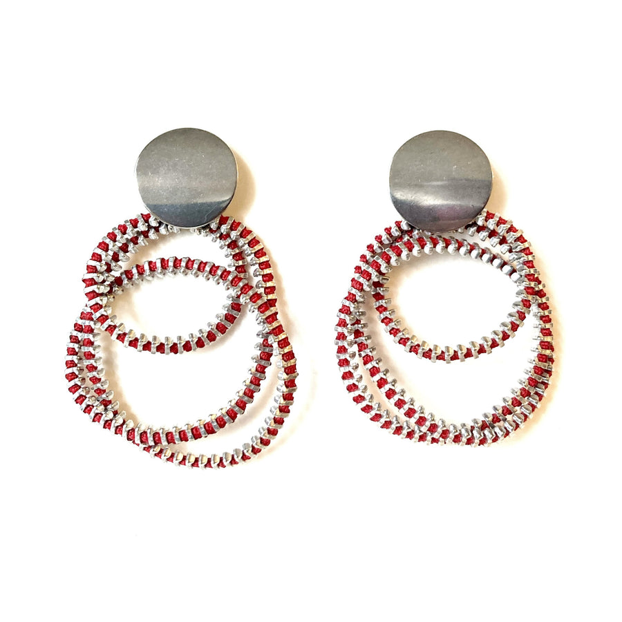 Circle Spiral Earrings