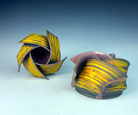Yellow Spiral Ikebana
