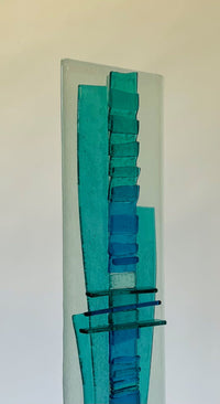 Aqua Mint Waterfall I