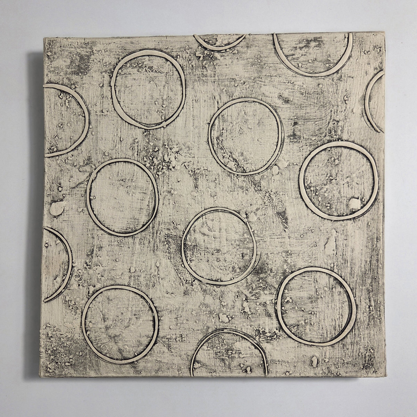 white circles
