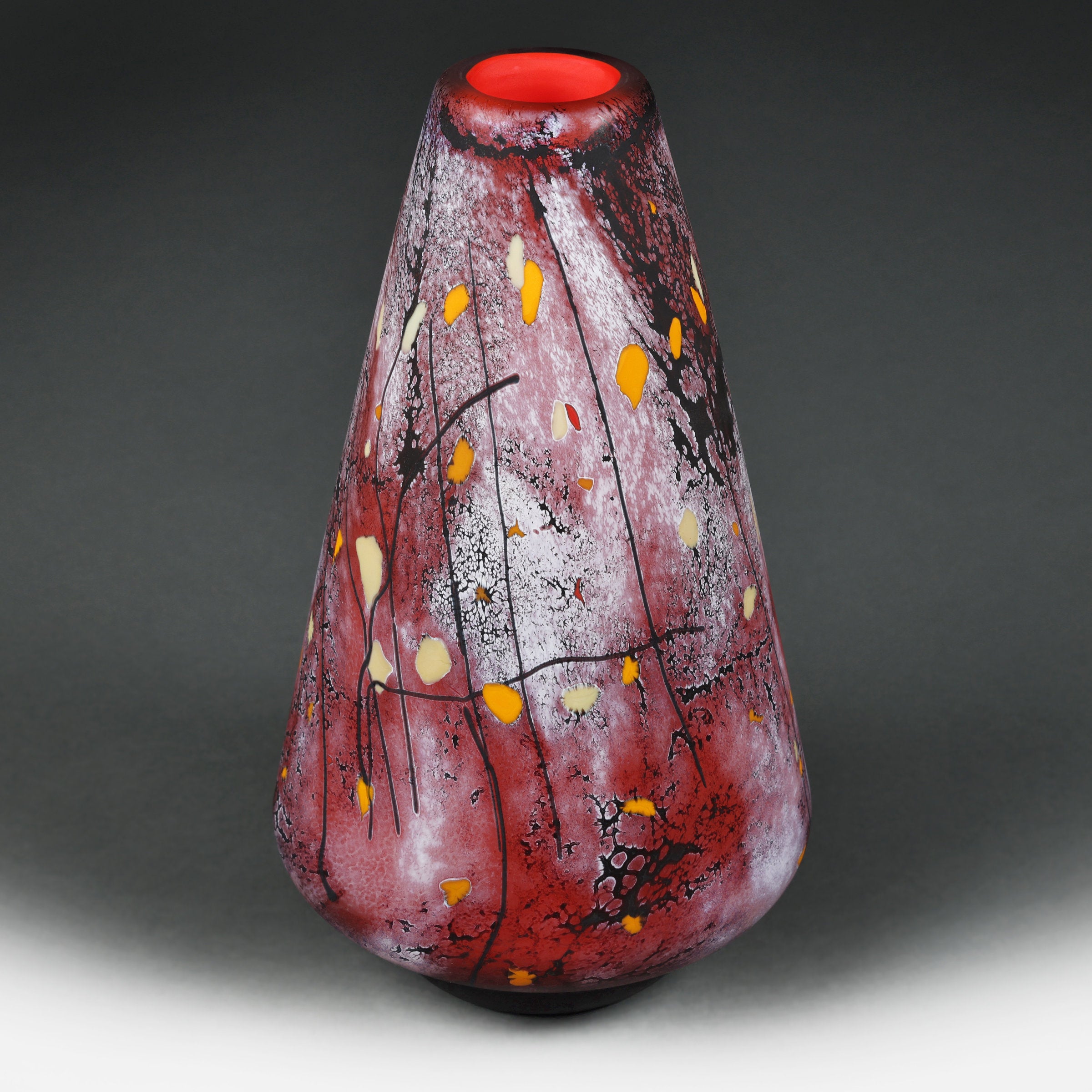 Red Autumn Apples Tall Conical