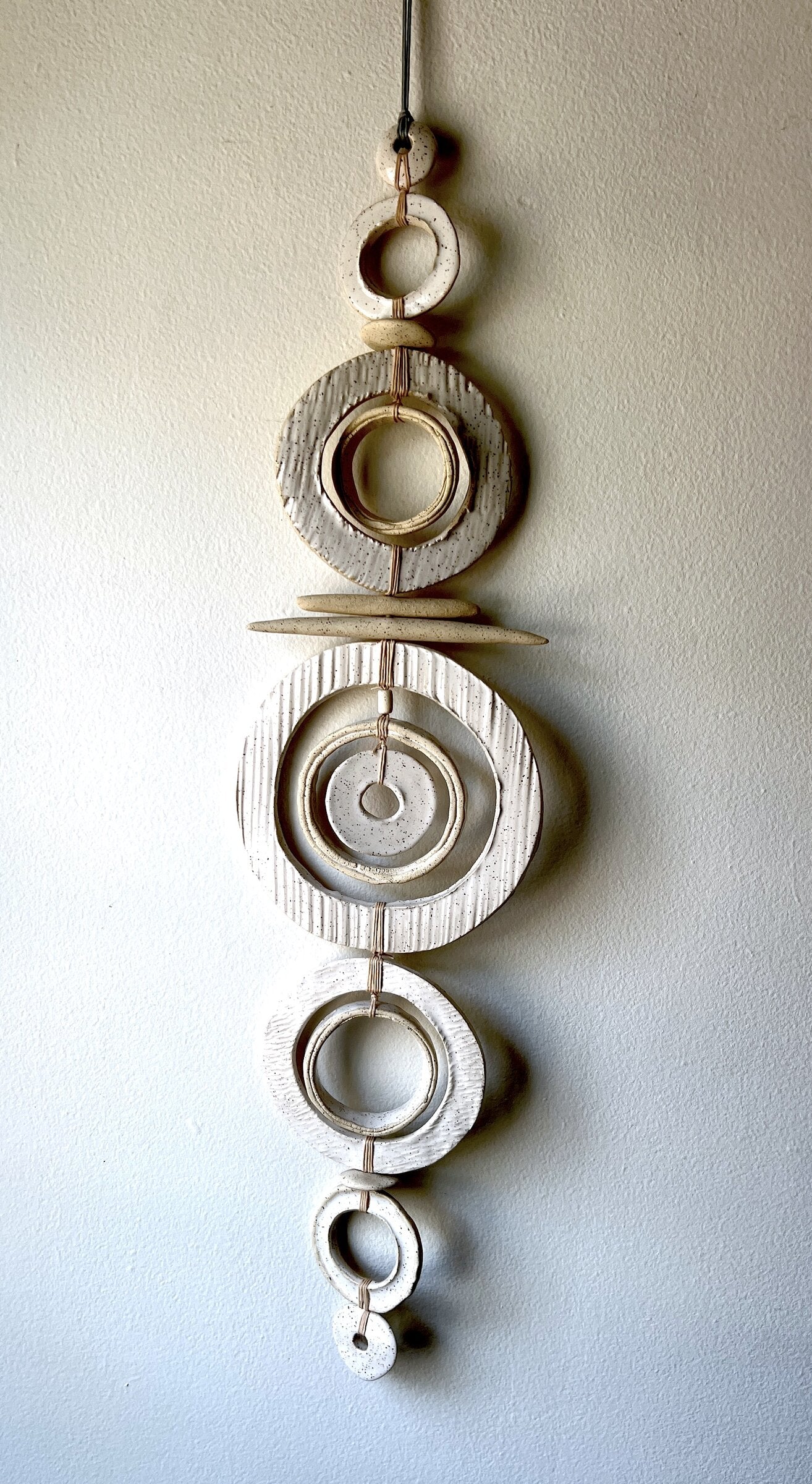 XL White Wall Totem