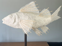Alabaster Santorini Koi Lamp