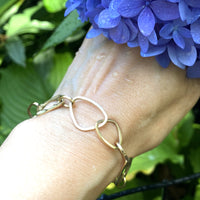 Open Pebble Link Bracelet