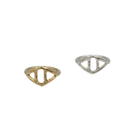 Brass and Sterling silver
