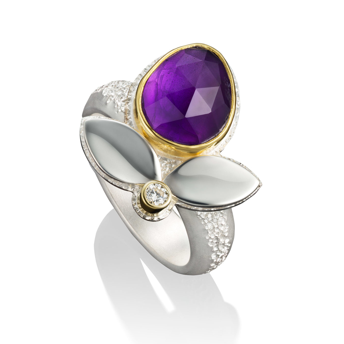Silver/Amethyst