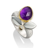 Silver/Amethyst