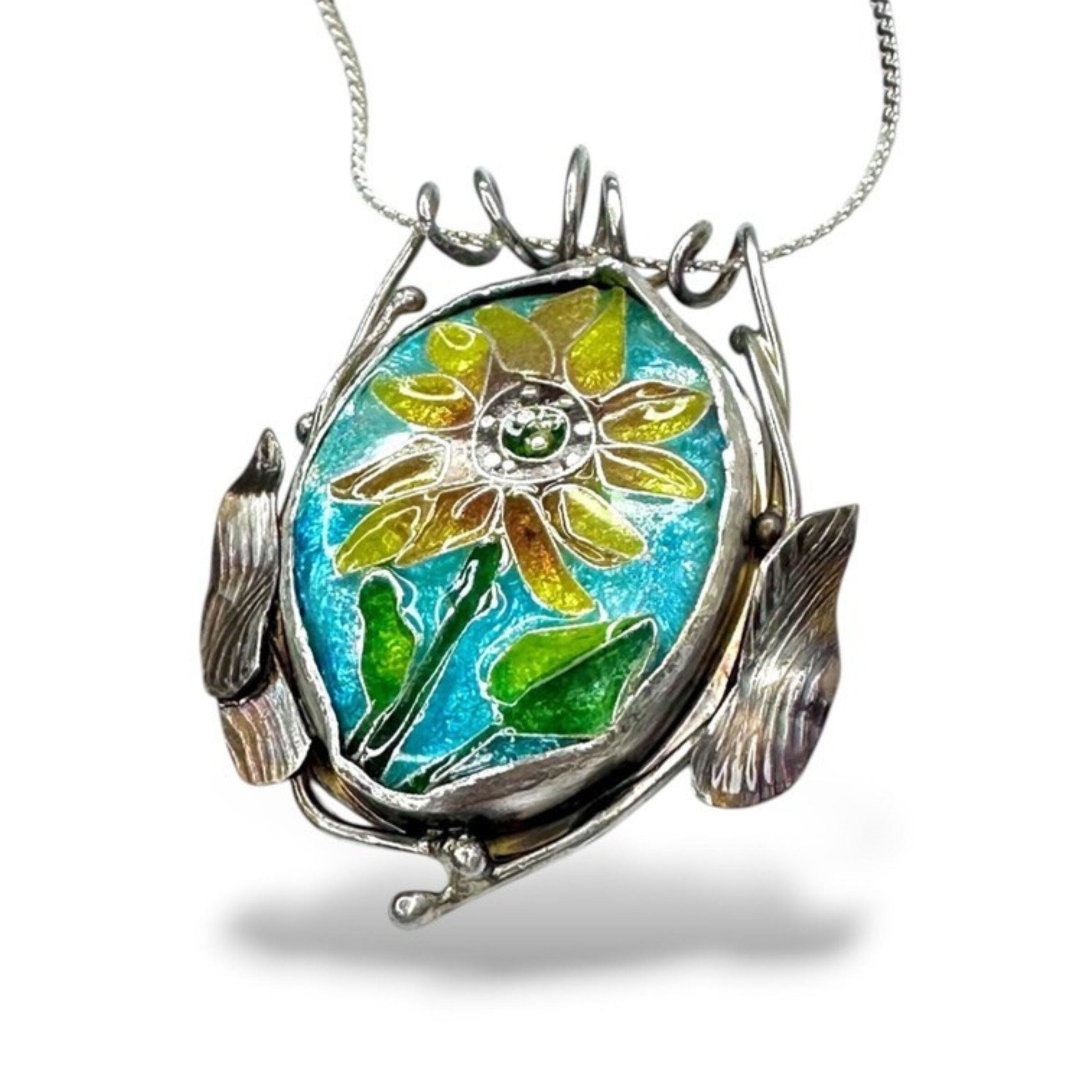 Sunflower Pendant