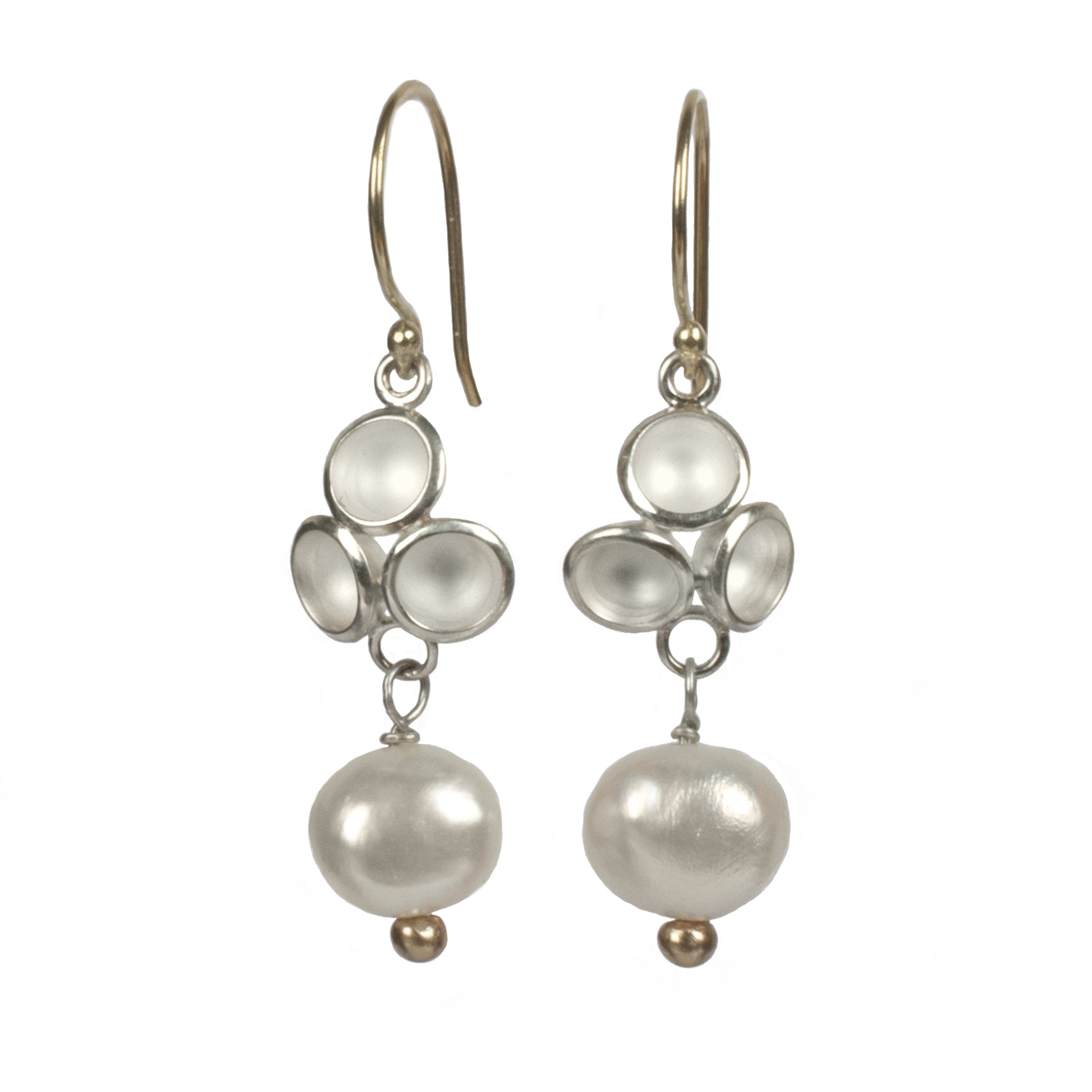 Pearl Acacia Cluster Drops